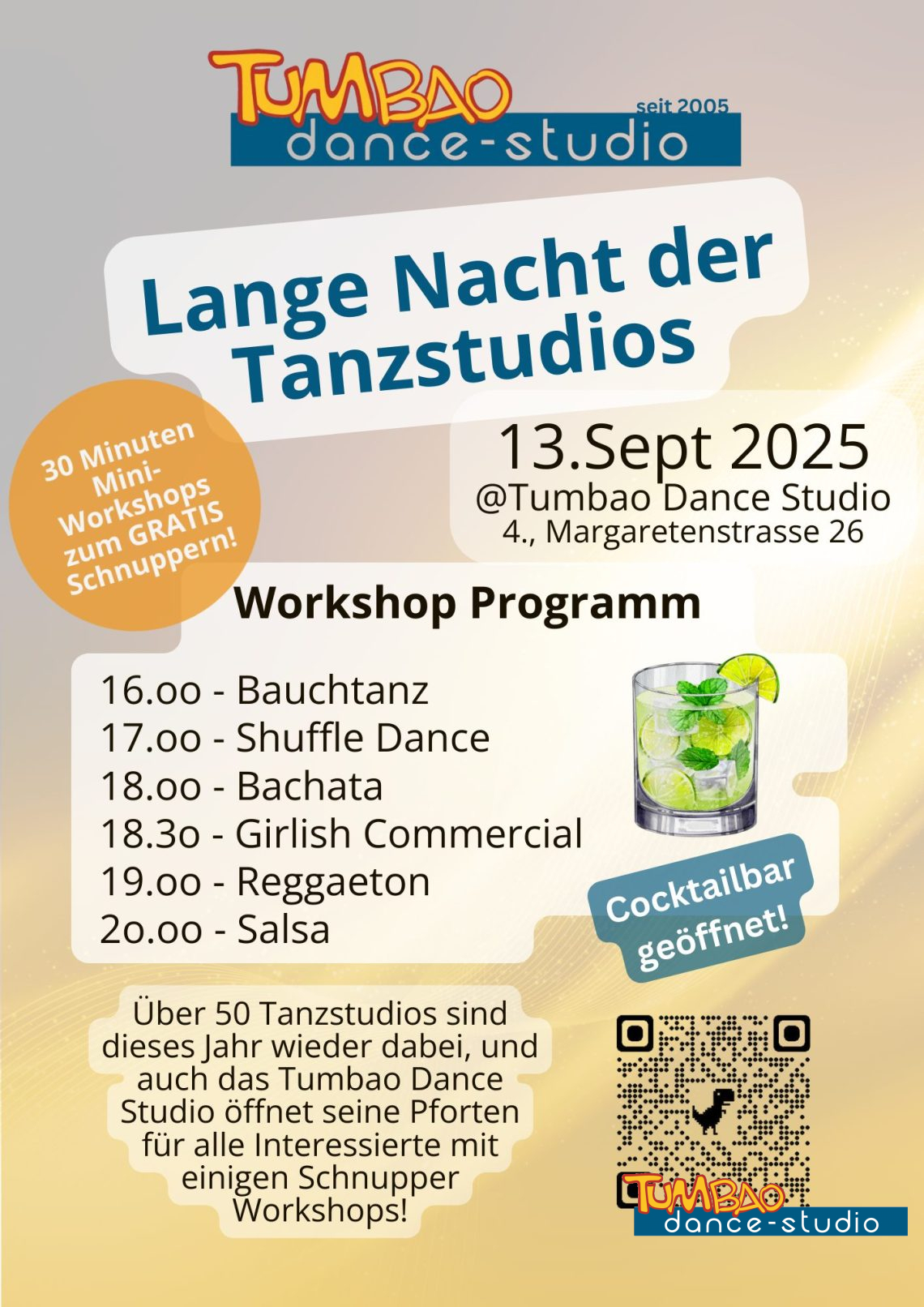 Lange Nacht der Tanzstudios Social Dance Programm