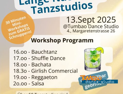Lange Nacht der Tanzstudios Social Dance Programm